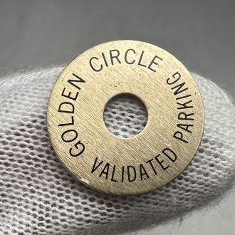 US Golden Circle Validated Parking Small Token