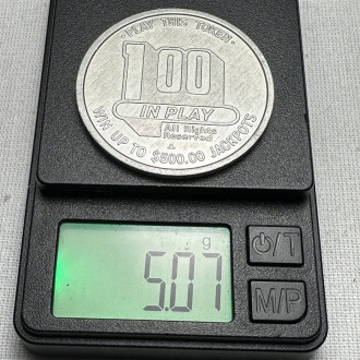 Las Vegas Westward Ho Casino Token For Free Slot Play Win Up To 500 Dollar Jackpot Aluminum
