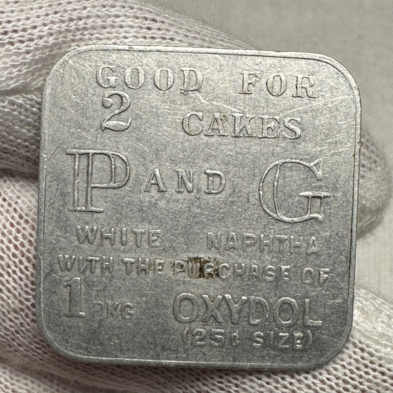 Cincinnati Good For 2 Cakes White Naphtha With Purchase Of 15 Cent Oxydol Token