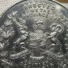 1912 British Columbia Trail Bridge Armstrong Morrison Company Aluminum Medal