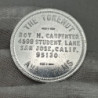 San Jose California The Tokenut Roy H. Carpenter I collect tokens Tams Ava