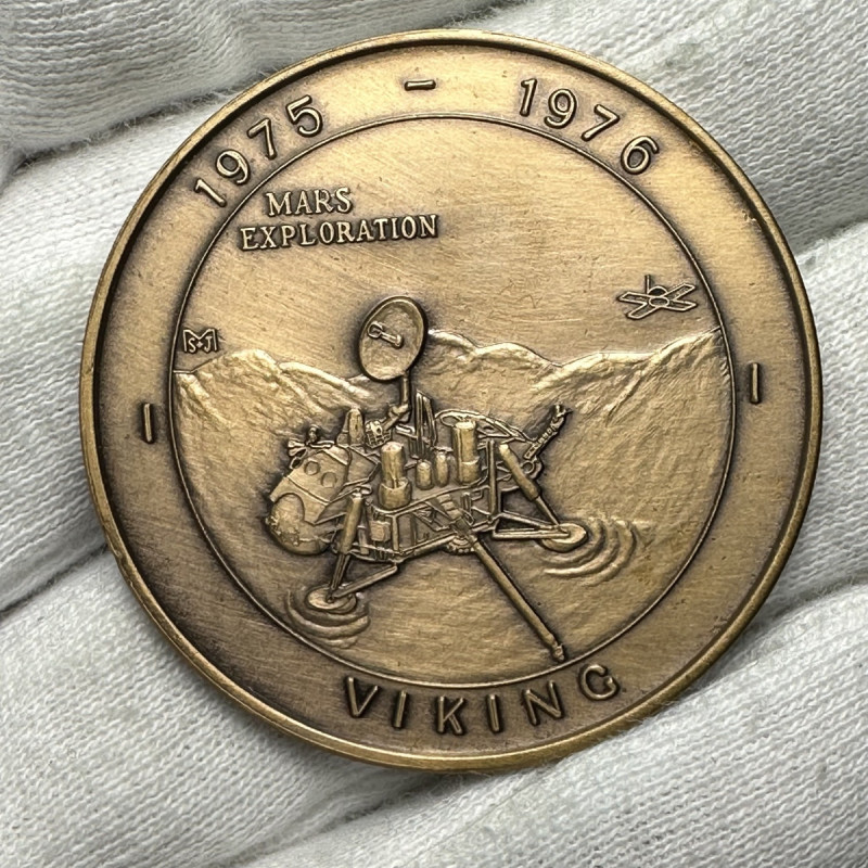 1976  California Caltech JPL Numismatic Society Space Exploration Viking Mars Medal