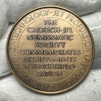 1976  California Caltech JPL Numismatic Society Space Exploration Viking Mars Medal