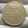 1948 Ohio Guernsey County 5 Cents Sesqui-Centennial Plastic Souvenir Token