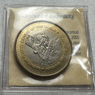 2005 Nanaimo 3 Dollar Bathtub Racing Token Marine Festival Capital of the World Good for 3 Dollars Minted 500.