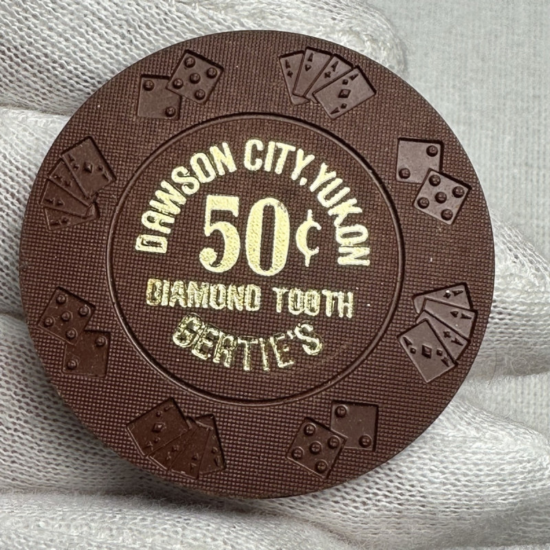 Canada Dawson City 50 Cent Token Diamond Tooth Gertie