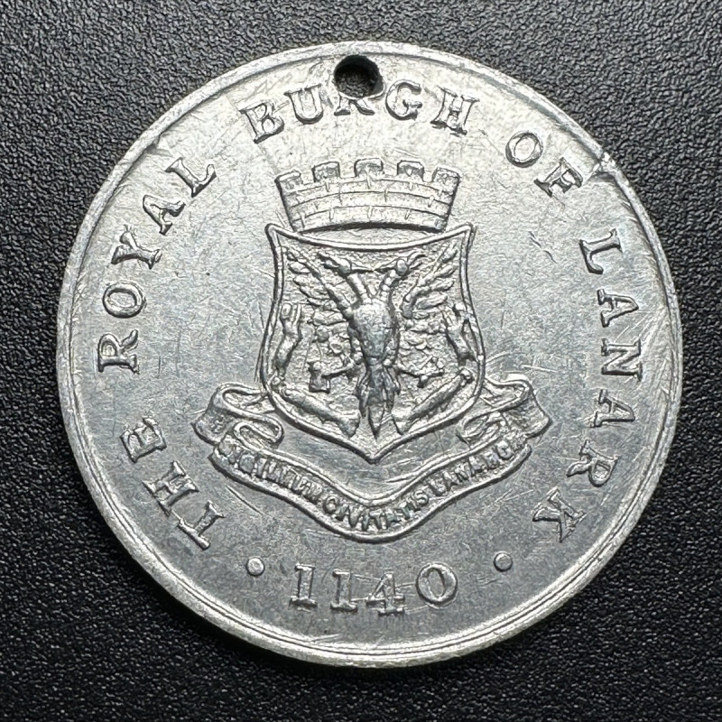 1949 Lanark Lanimer Day Scotland Royal Burgh Provost Thomas A.R. Russell Mary McKinley Aluminum