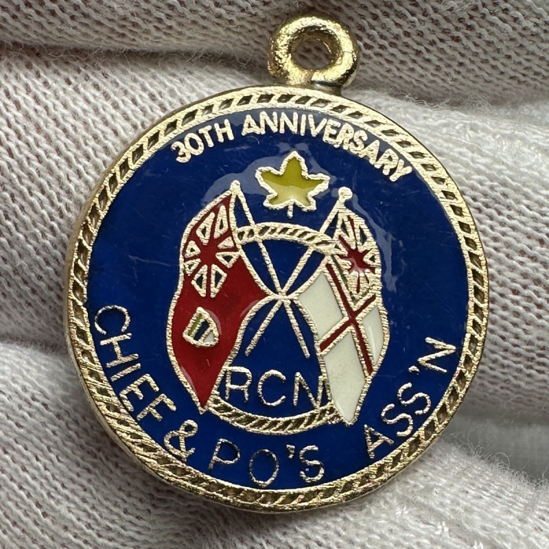 RCN 75th Anniversary Chief And Po Association 30th Anniversary Medal