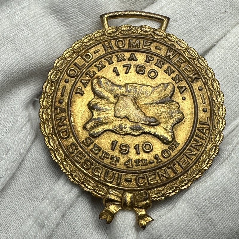 US 1910 Old Home Week Palmyra Penna  Pennsylvania Fob