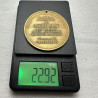 commemorative medal celebrating the birthday of Arthur Laing on September 6, 1974.