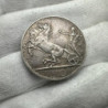 1927 Italy 10 Lire .835 Silver with 2 rosettes