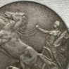 1927 Italy 10 Lire .835 Silver with 2 rosettes