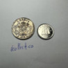 1875 Sweden 1 Krona antique silver coin King Oscar II