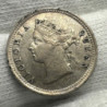 1898 Straits Settlements Silver 5 Cents