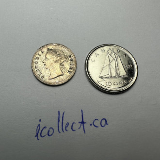 1898 Straits Settlements Silver 5 Cents