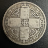 1872 Great Britain  Gothic Florin One Florin Engraved KM 746.4