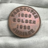 1936  Vancouver Golden Jubilee Key To The City Mayor Token