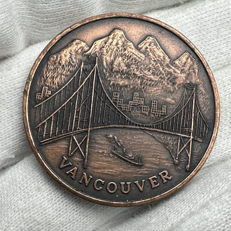 1972  Vancouver First Anniversario Gruppo Ass.Naz.Alpini Token