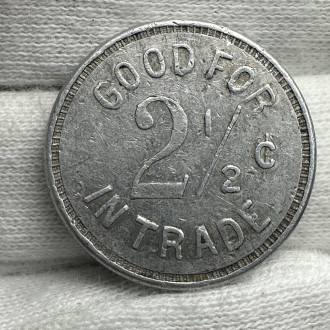 US AL. Young 805 12 TH St Trade Token Good For 2½ Cents