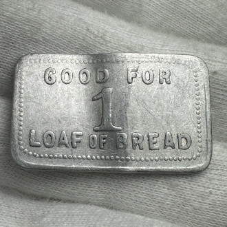 Vancouver Montreal Token Good For 1 Loaf Of Bread 625 Hawkes Avenue