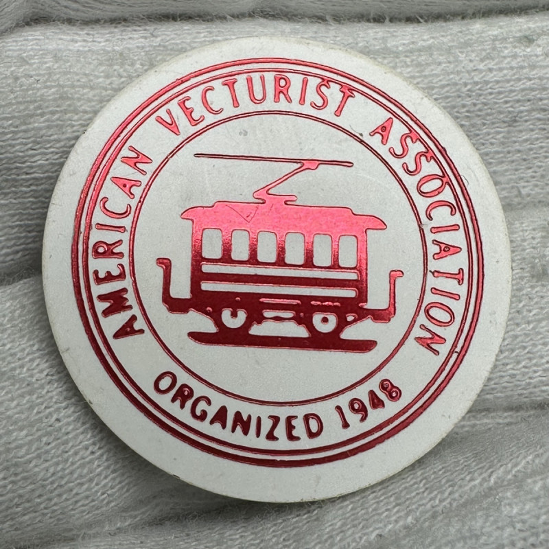 American Vecturist Association Token Warren NJ Frank P Siwiec Plastic Token