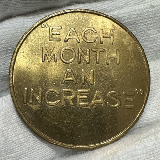 Zurich Lucky Sales Piece Brass Token