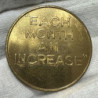 Zurich Lucky Sales Piece Brass Token