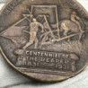 1931 US The Reaper Cyrus Hall McCormick Inventor International Harvester Company Medal Token