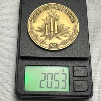 1988 Canada Franklin Numismatist Christmas Medal Token