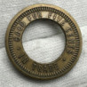1916 Calgary North Western Novelty Co. Ltd. Good For Five Cents Brass Token