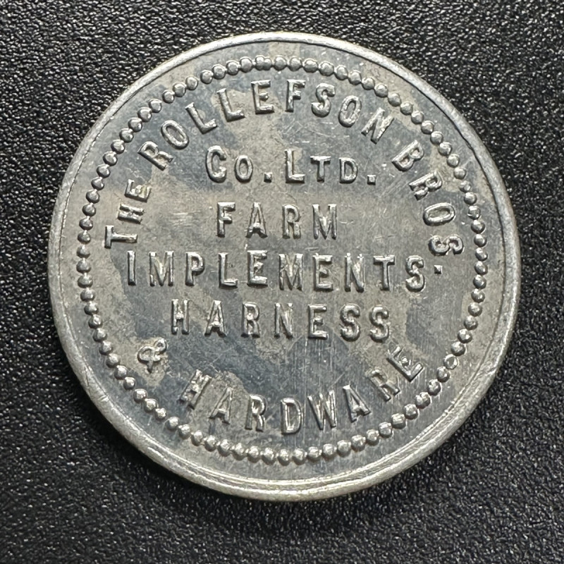 1920 Canada Rollefson Bro Co Ltd Farm Implements Swift Current Good For 25 Cent