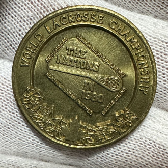 1980  British Columbia Vancouver Victoria Lacrosse Championship Medal