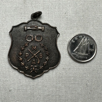 1951 Vancouver PMBA Police Mutual Benevolent Association Basketball Medal