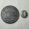 Las Vegas Nevada $500 Free Play Casino Slot Token Plastic