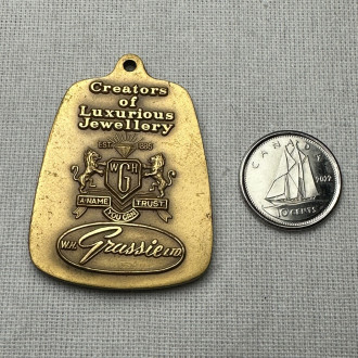Vancouver W.H. Grassie Ltd. Luxurious Jewellery Preferred Client Fob Rare