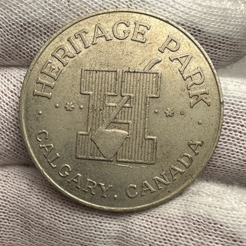 Canada Calgary Heritage Park Good For 1 Adult Fare Token