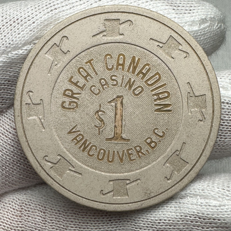 Great Canada Vancouver British Columbia Casino 1$ Chip
