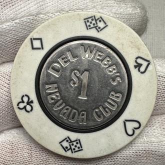 1978 Del Webb's Nevada 1 Dollar Casino Token