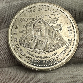 1996 Canada St. Catharines 2 Dollars Church Butler's Rangers First Settlers
