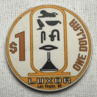 1995  Las Vegas 1 Dollar Luxor Casino Gaming Token